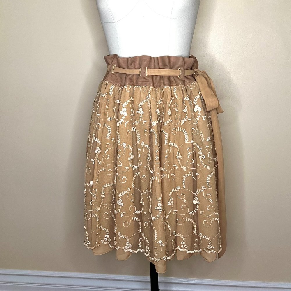 Paperbag skirt